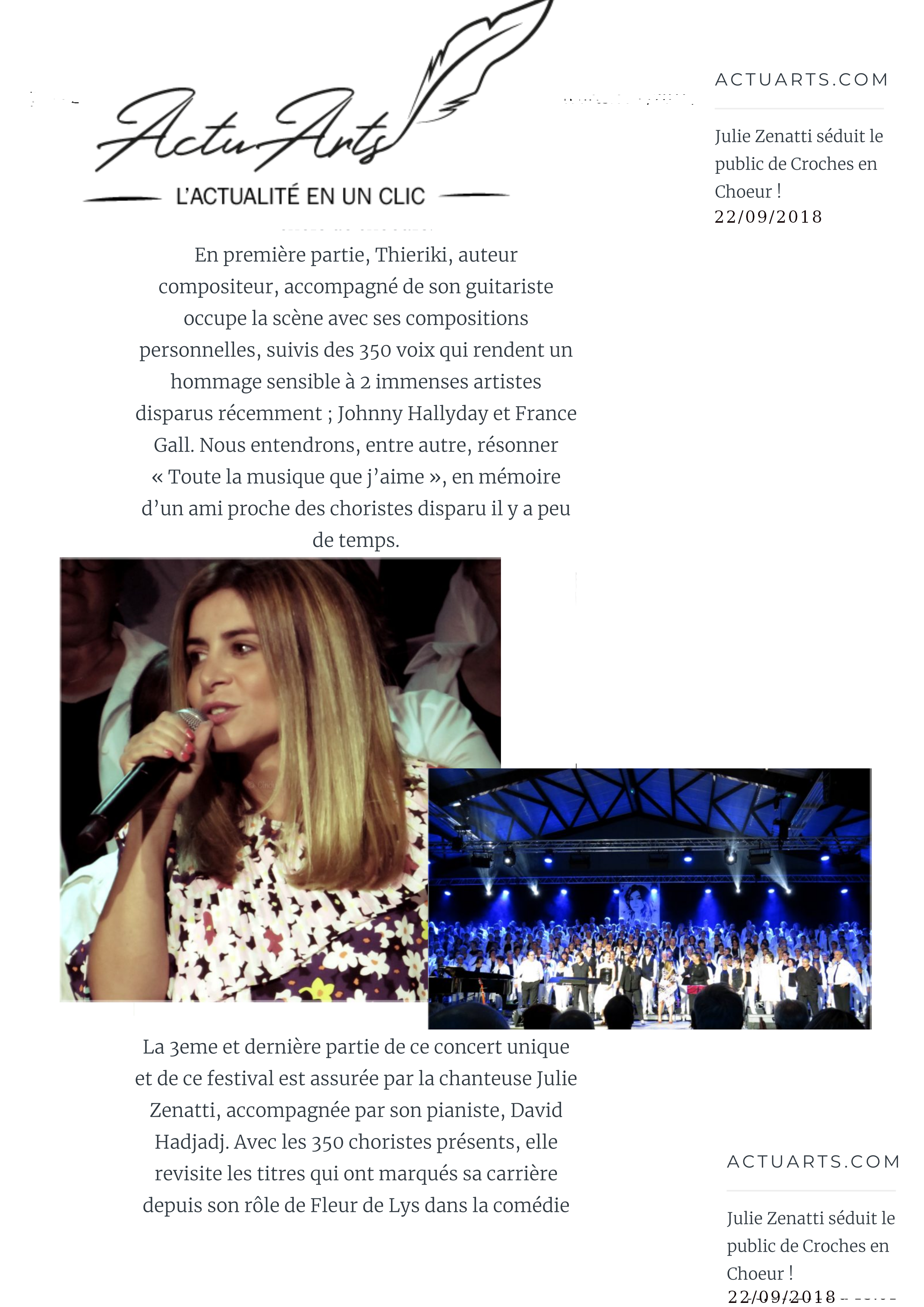 article actu-arts